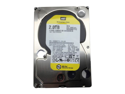 HDD за компютър WD 2TB WD2000FYYZ 7200 64MB SATA3 (втора употреба)